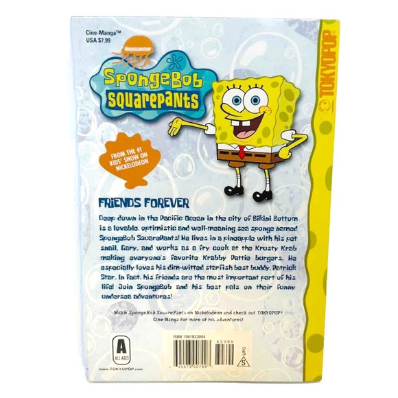 Nickelodeon SpongeBob SquarePants Manga Colour Comic Book and Joke Book TokyoPop - Picture 7 of 13
